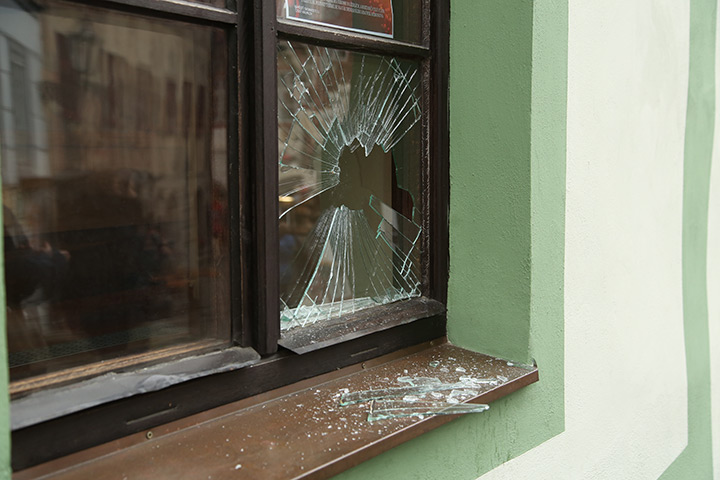 A2B Glass are able to board up broken windows while they are being repaired in Ripon.